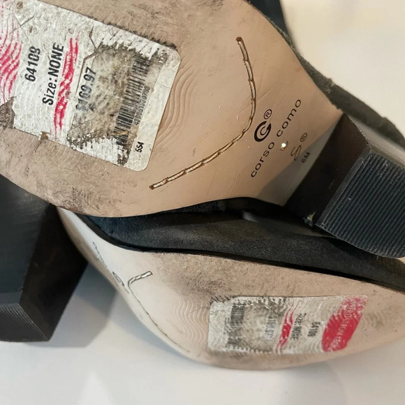 Corso Como Over the knee Suede gray Boots Size 6M - Picture 10 of 16